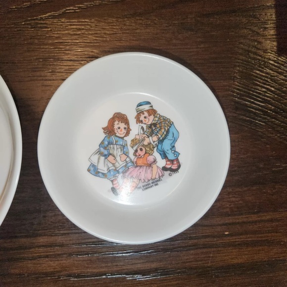 Vintage 1969 Raggedy Ann And Andy The Bobbs-Merrill Co Bowl Oneida Deluxe (2) - Picture 3 of 5